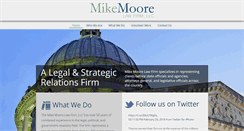 Desktop Screenshot of mikemoorelawfirm.com