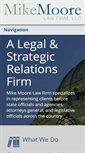 Mobile Screenshot of mikemoorelawfirm.com