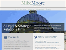 Tablet Screenshot of mikemoorelawfirm.com